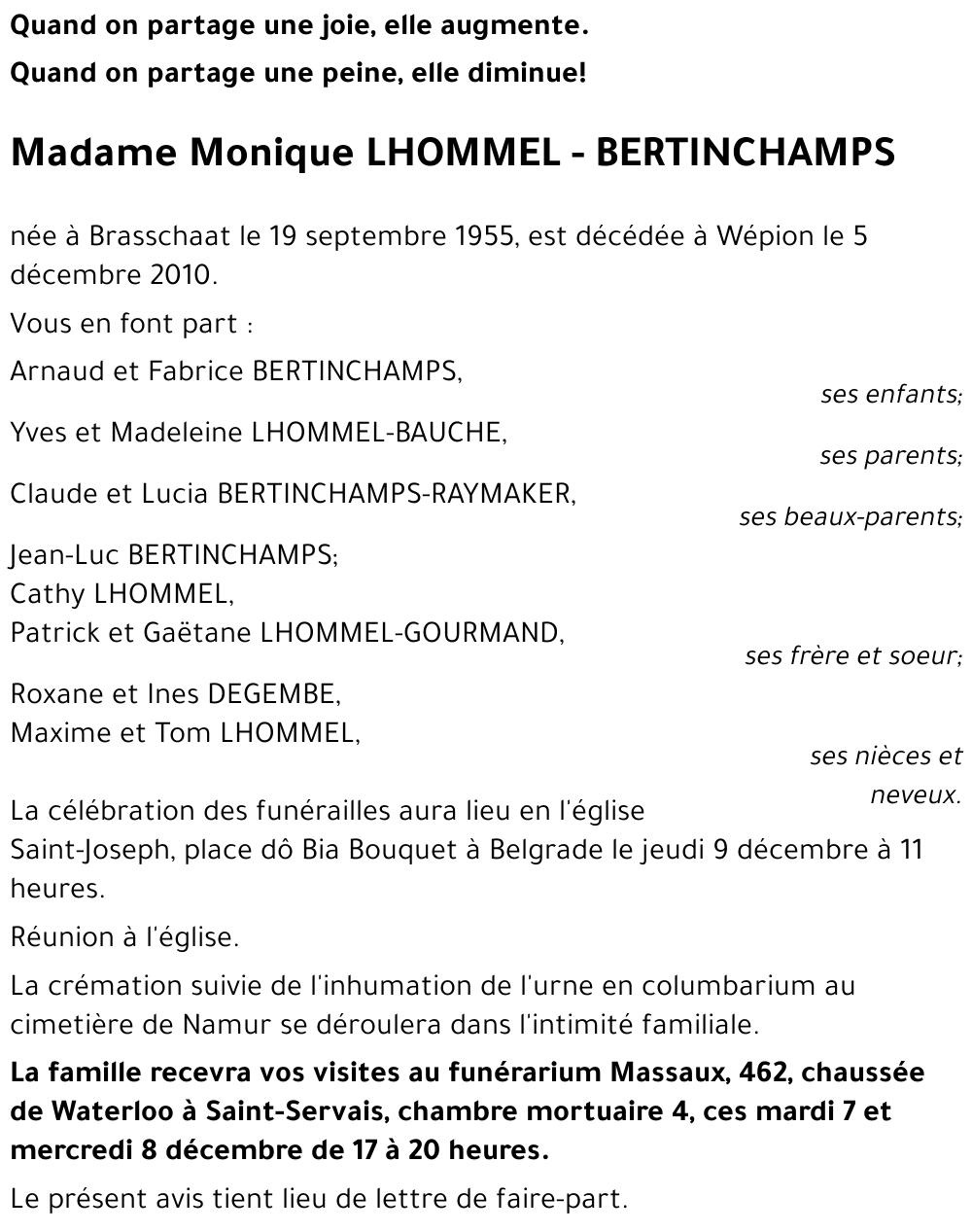 Monique LHOMMEL
