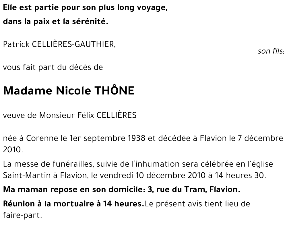 Nicole THÔNE