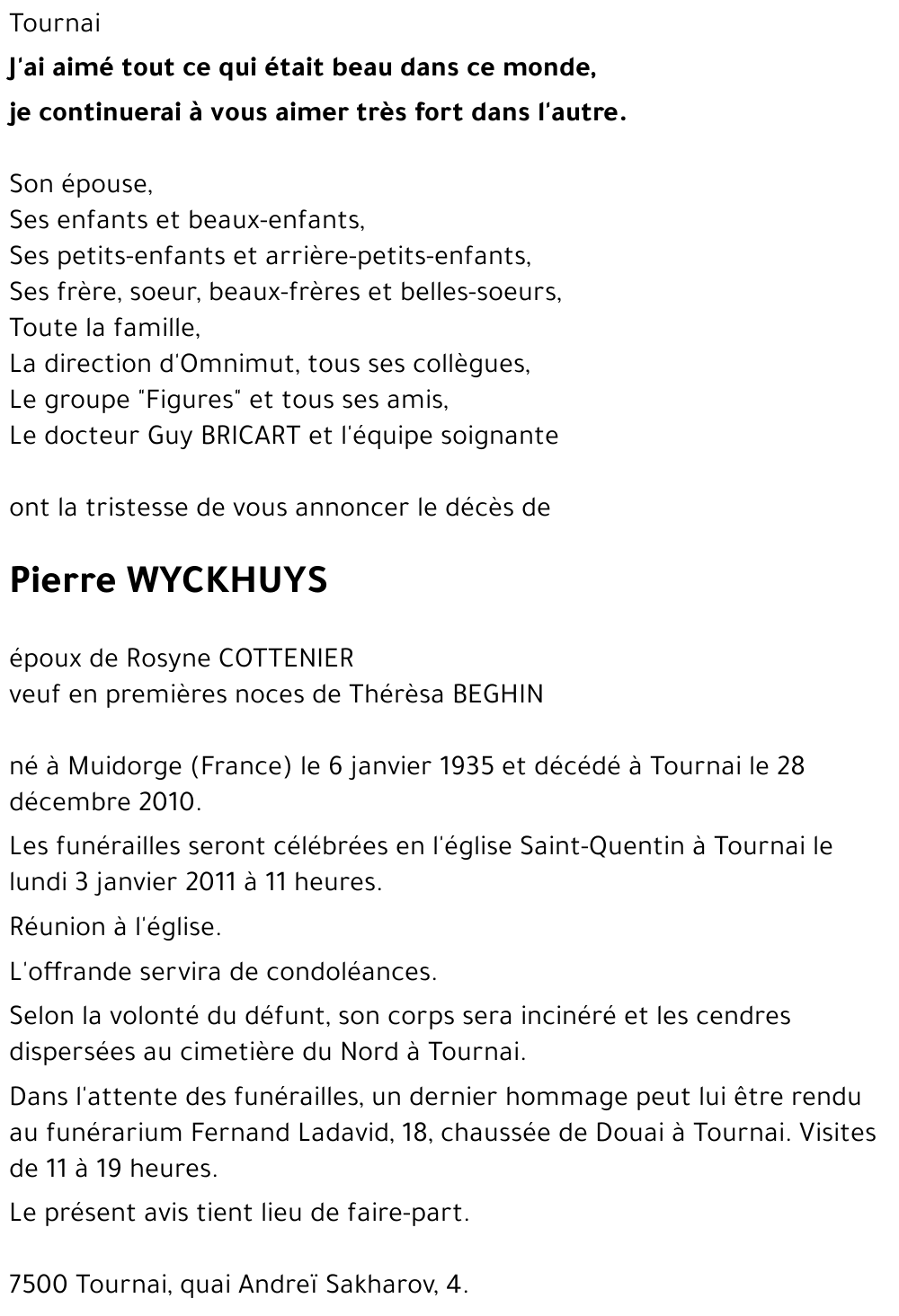 Pierre WYCKHUYS