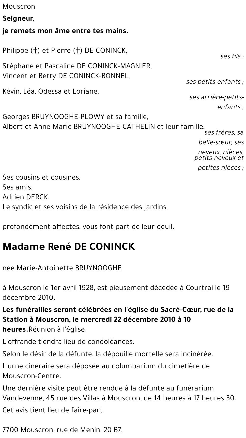 René DE CONINCK