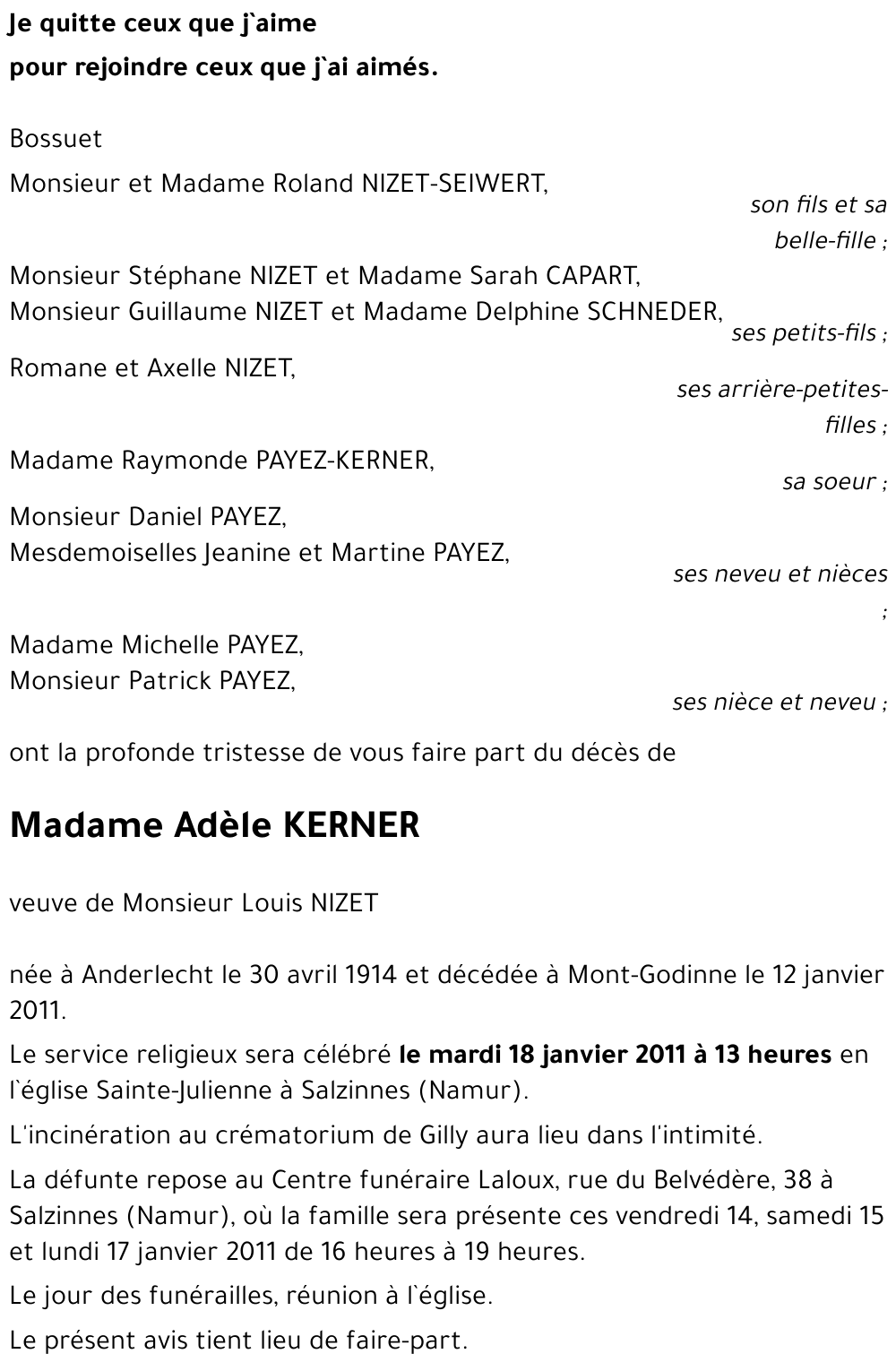 Adèle KERNER