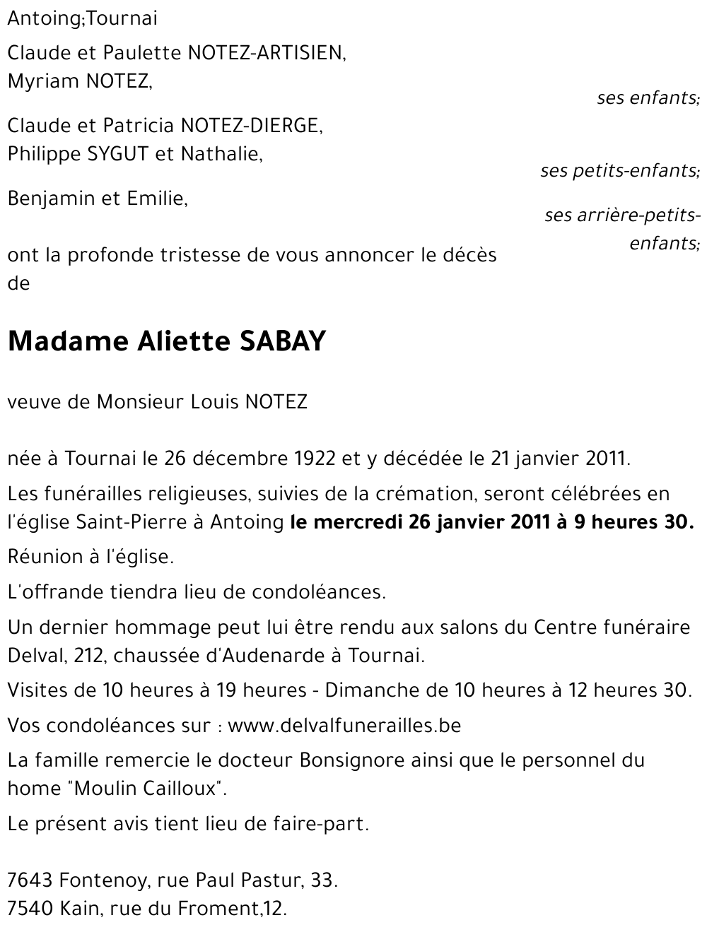 Aliette SABAY