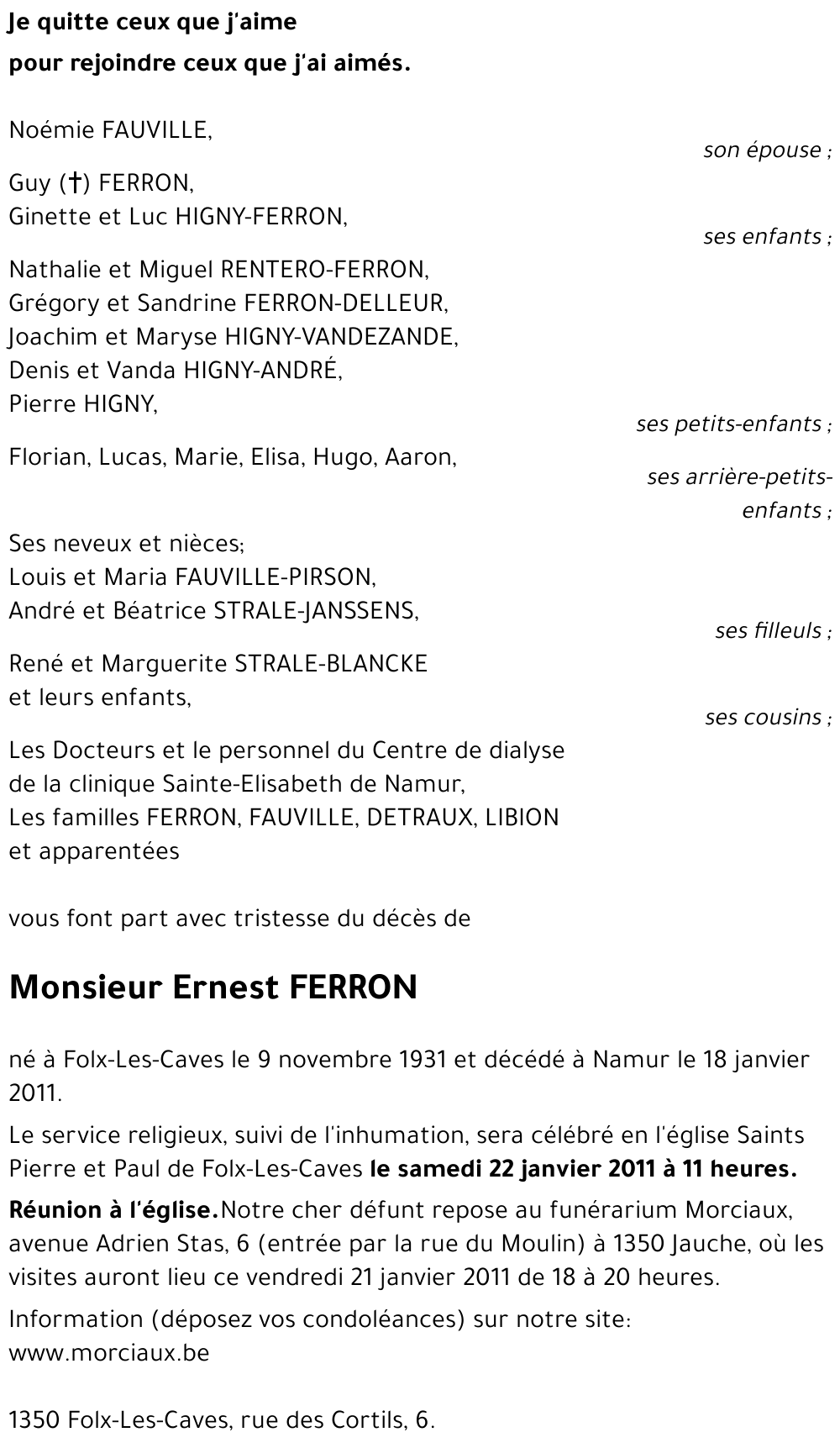 Ernest FERRON
