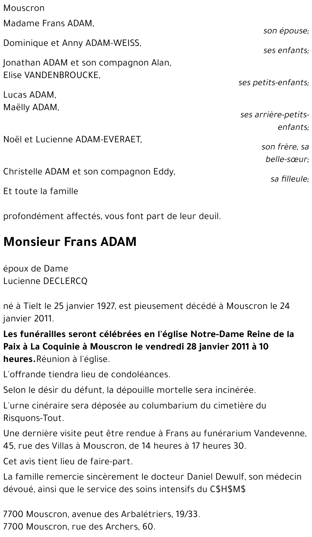 Frans ADAM