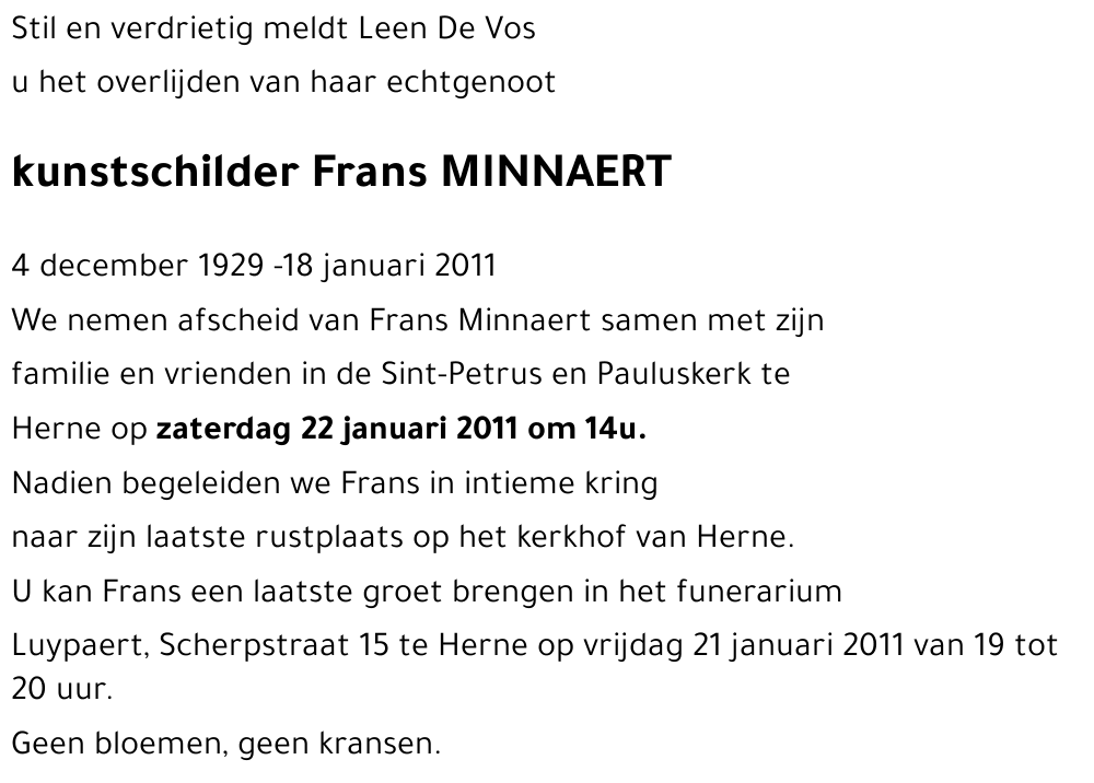 Frans MINNAERT
