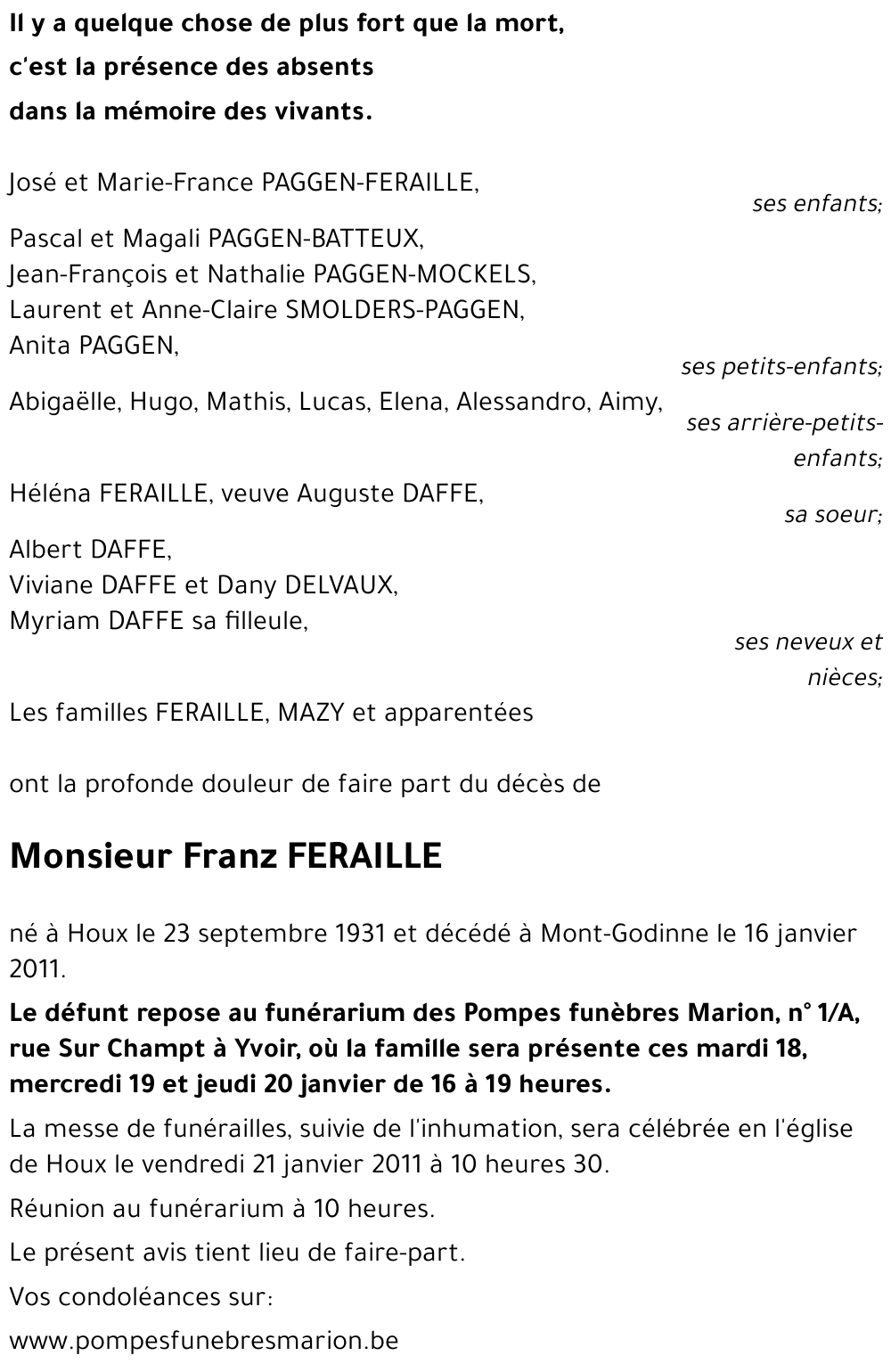 Franz FERAILLE