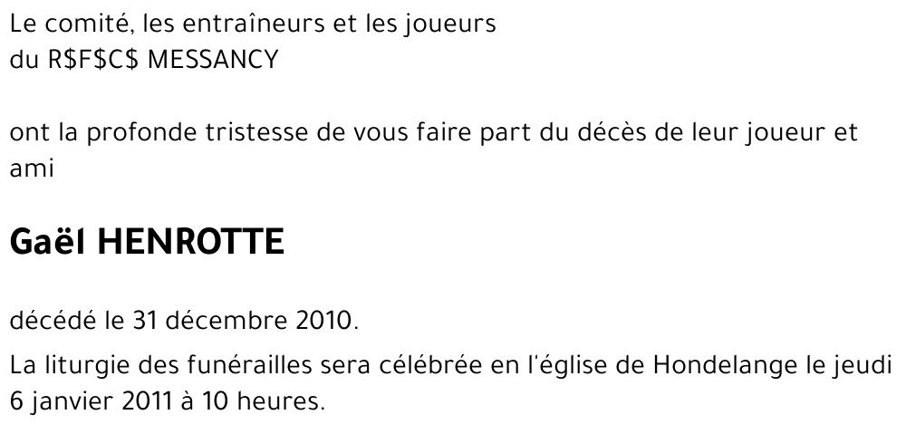 Gaël HENROTTE