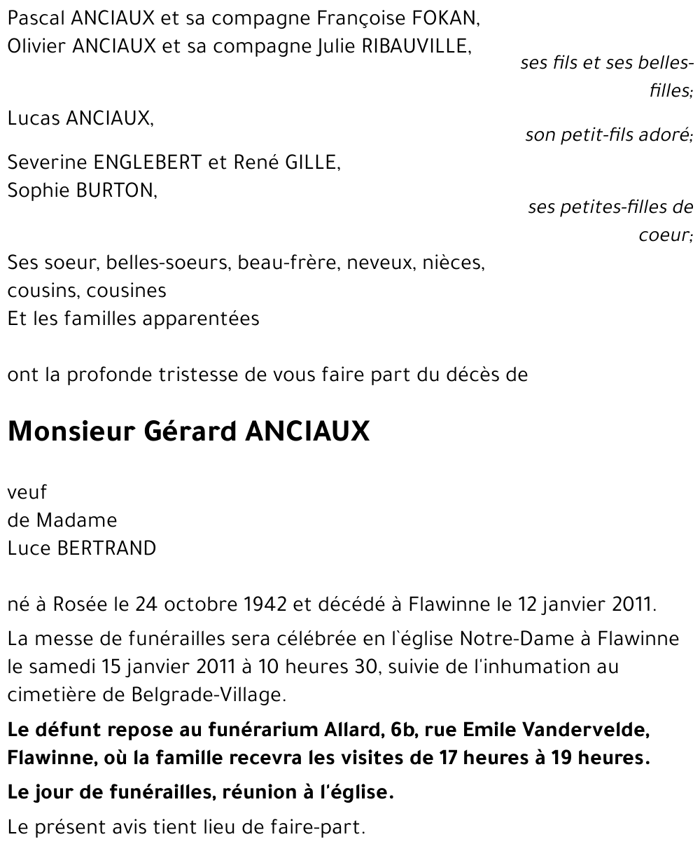 Gérard ANCIAUX