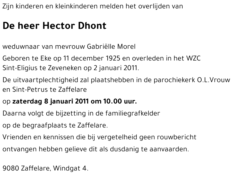 Hector Dhont
