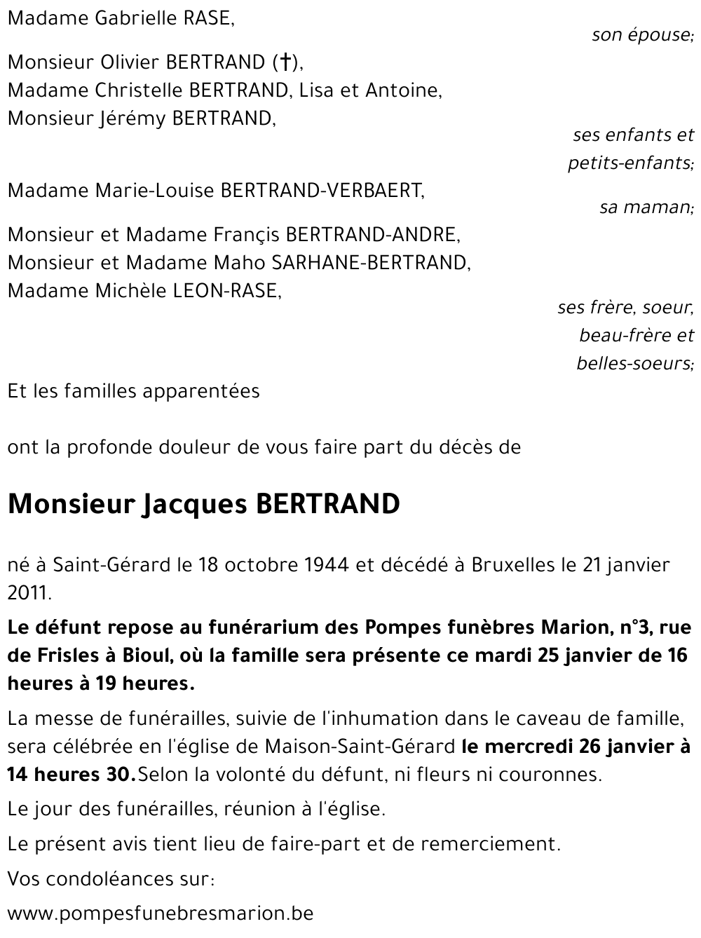 Jacques BERTRAND