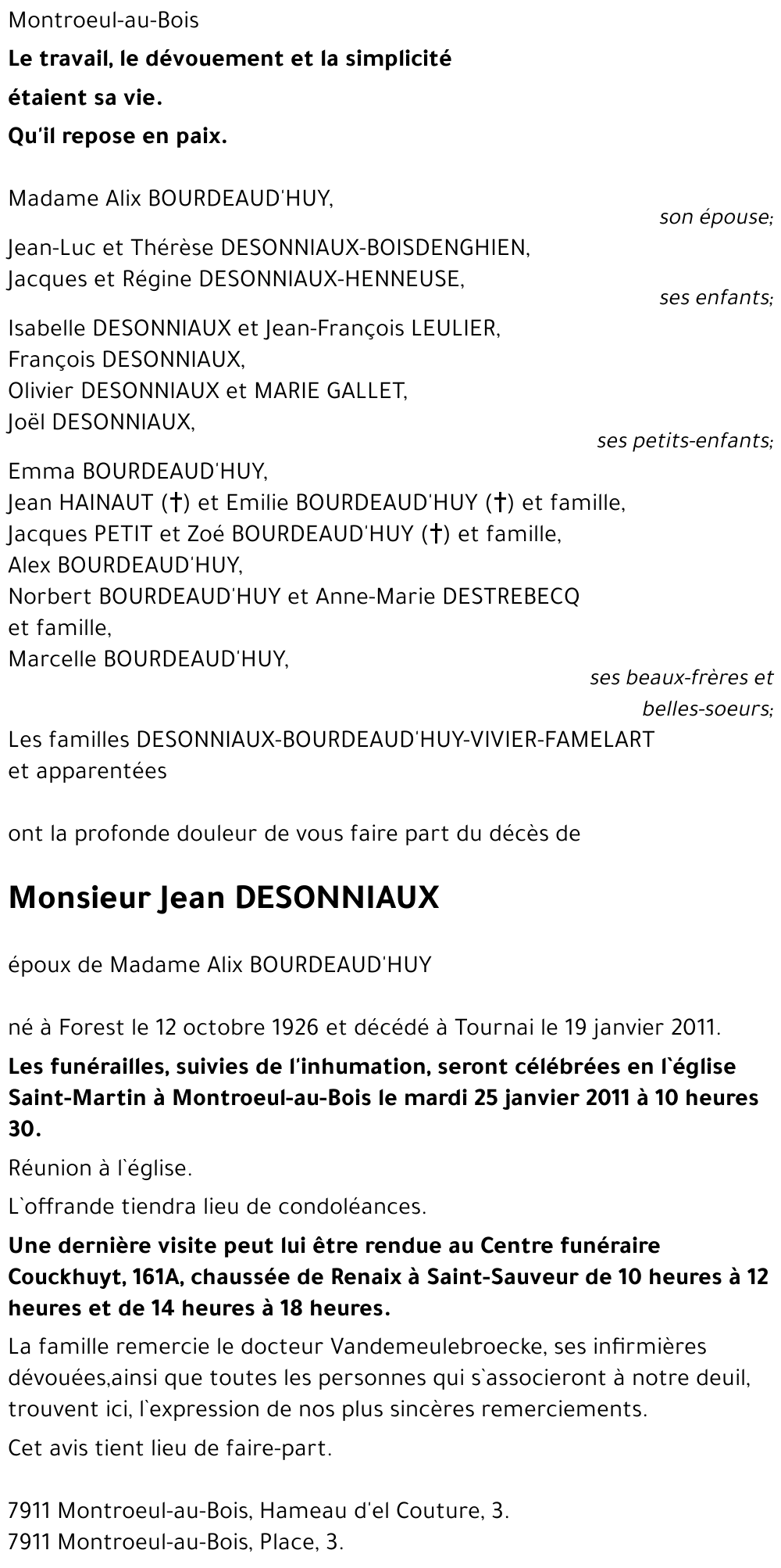 Jean DESONNIAUX