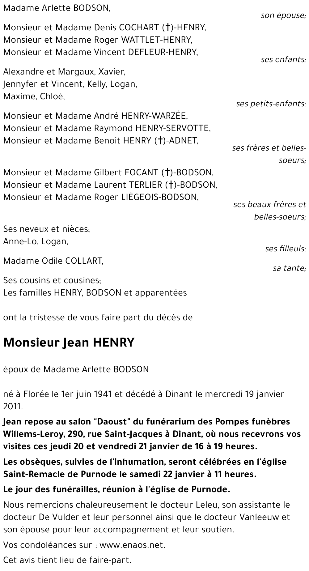 Jean HENRY