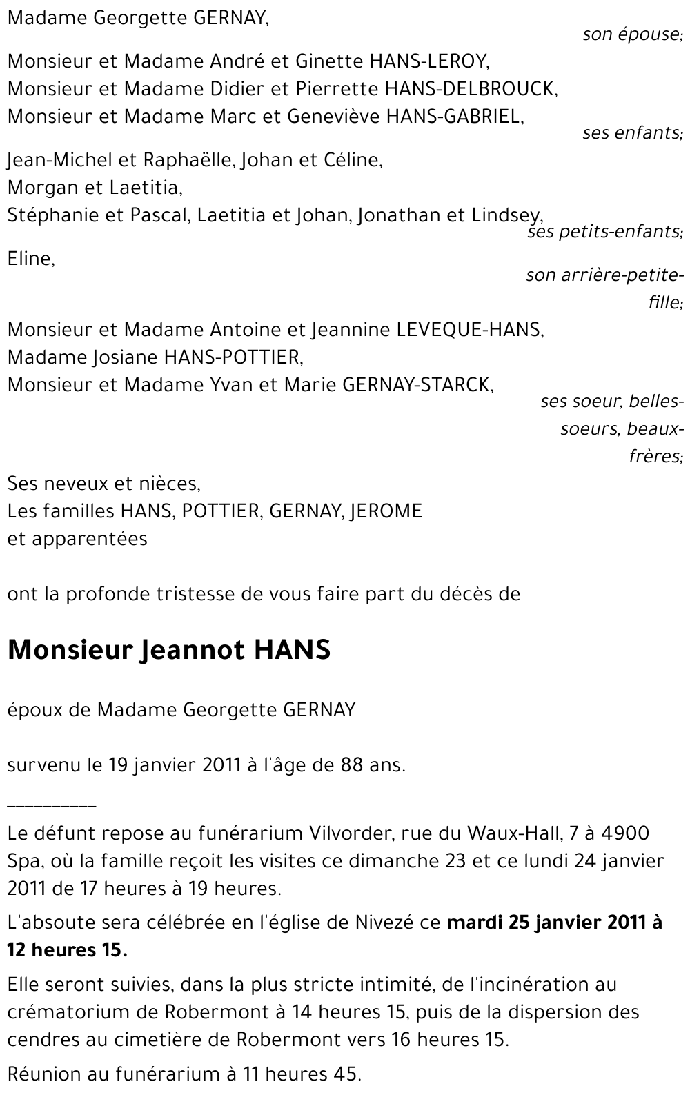 Jeannot HANS