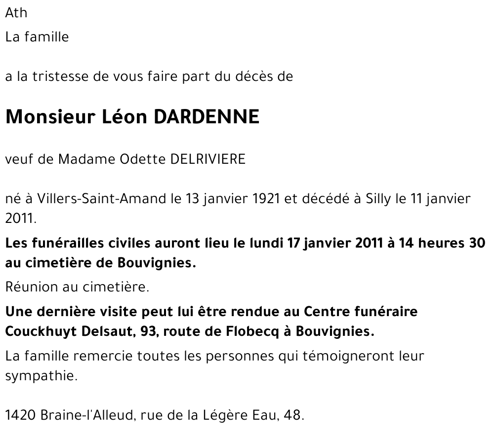 Léon DARDENNE