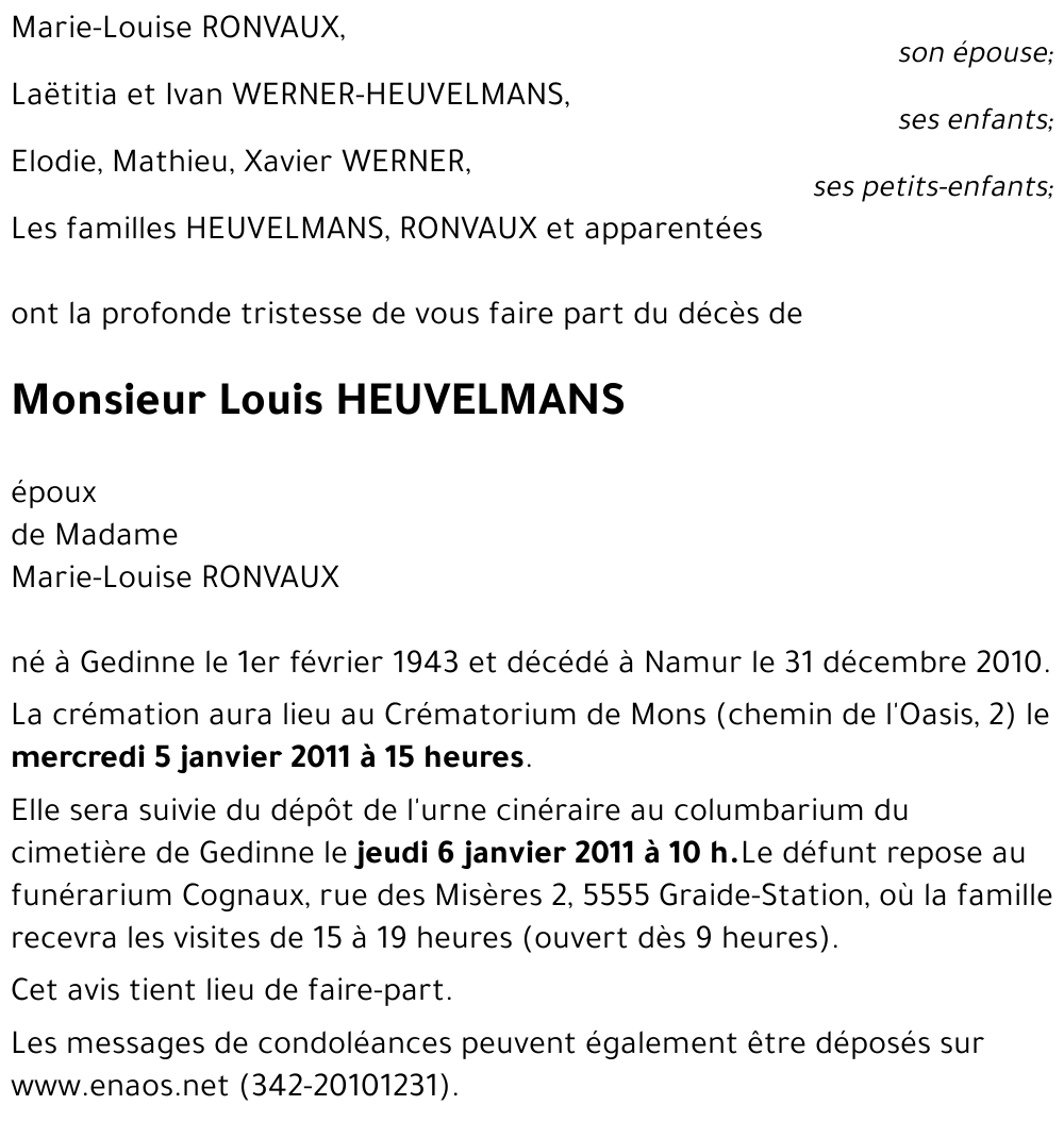 Louis HEUVELMANS