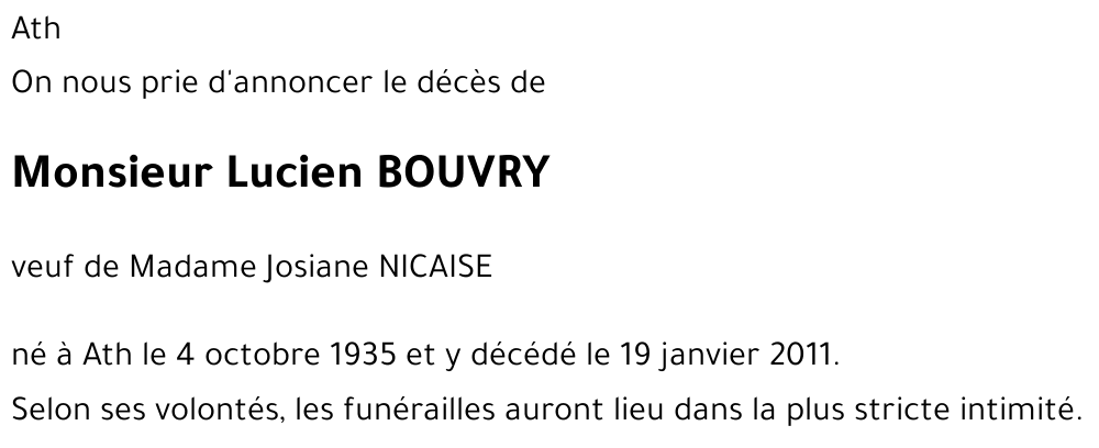 Lucien Bouvry