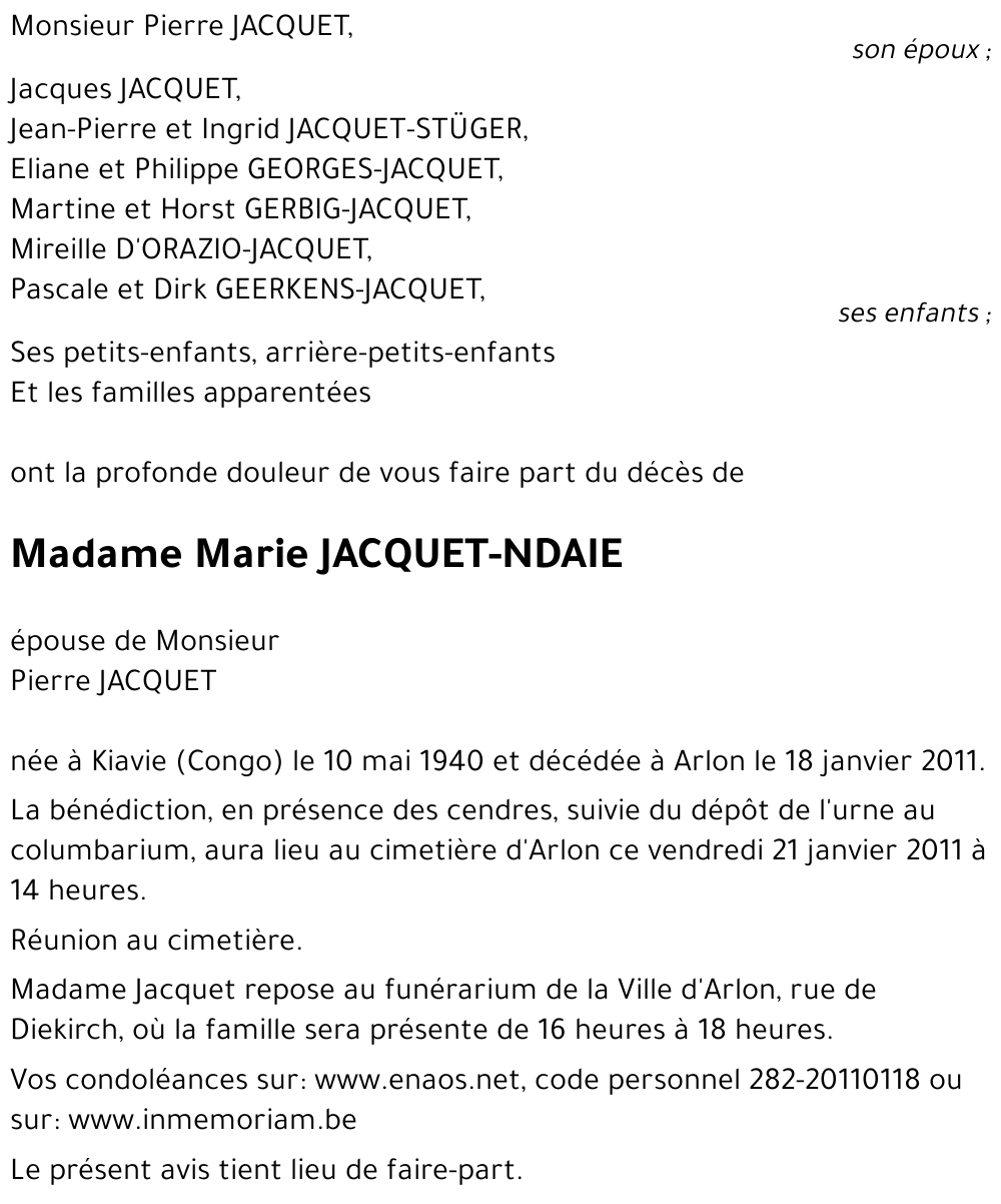 Marie NDAIE