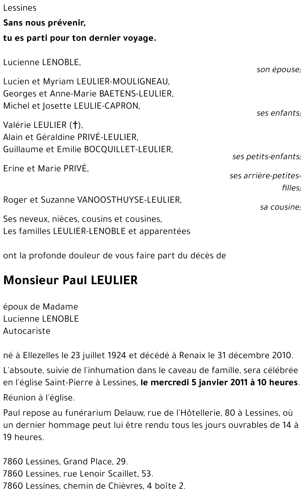 Paul LEULIER