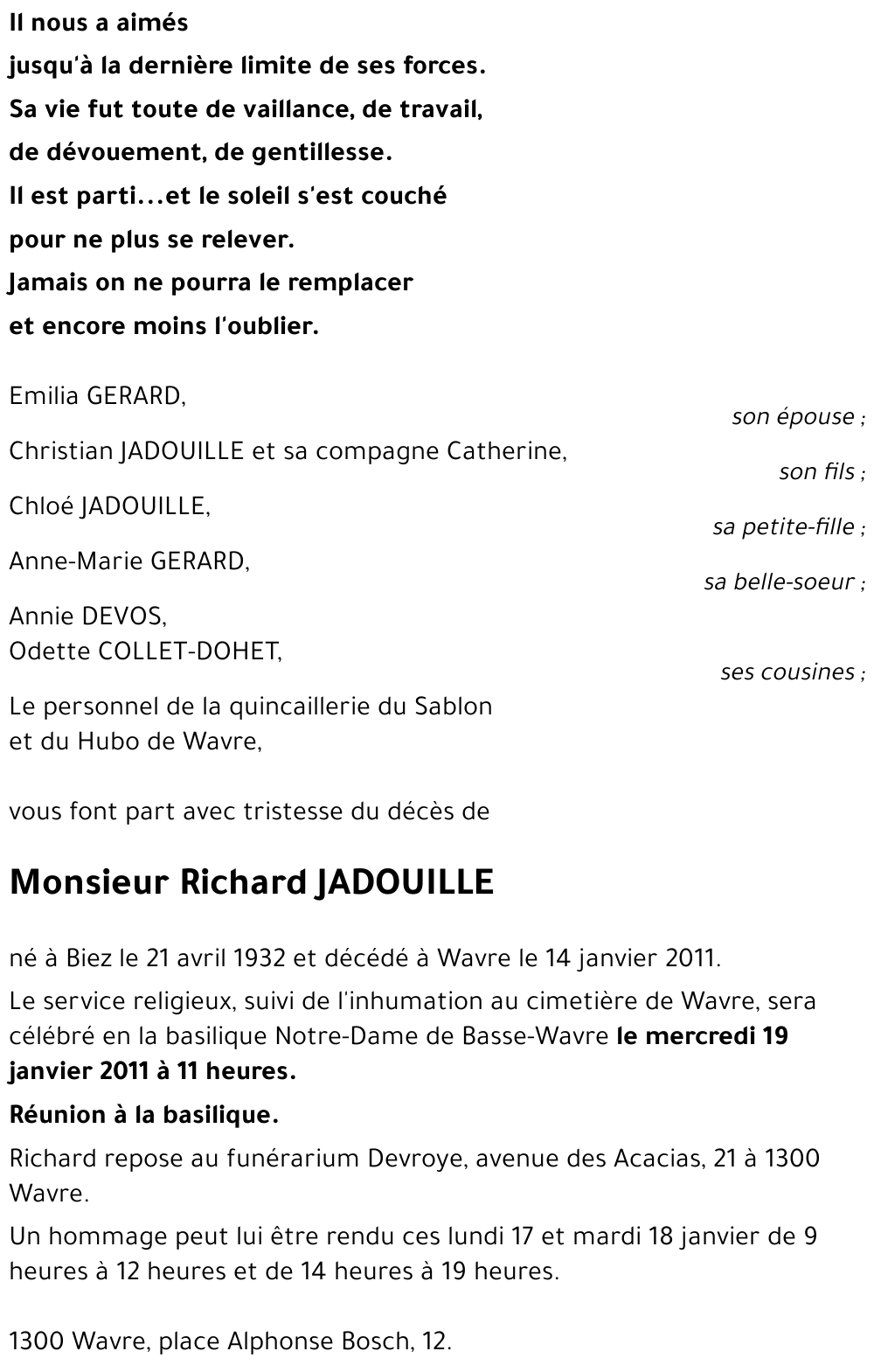 Richard JADOUILLE