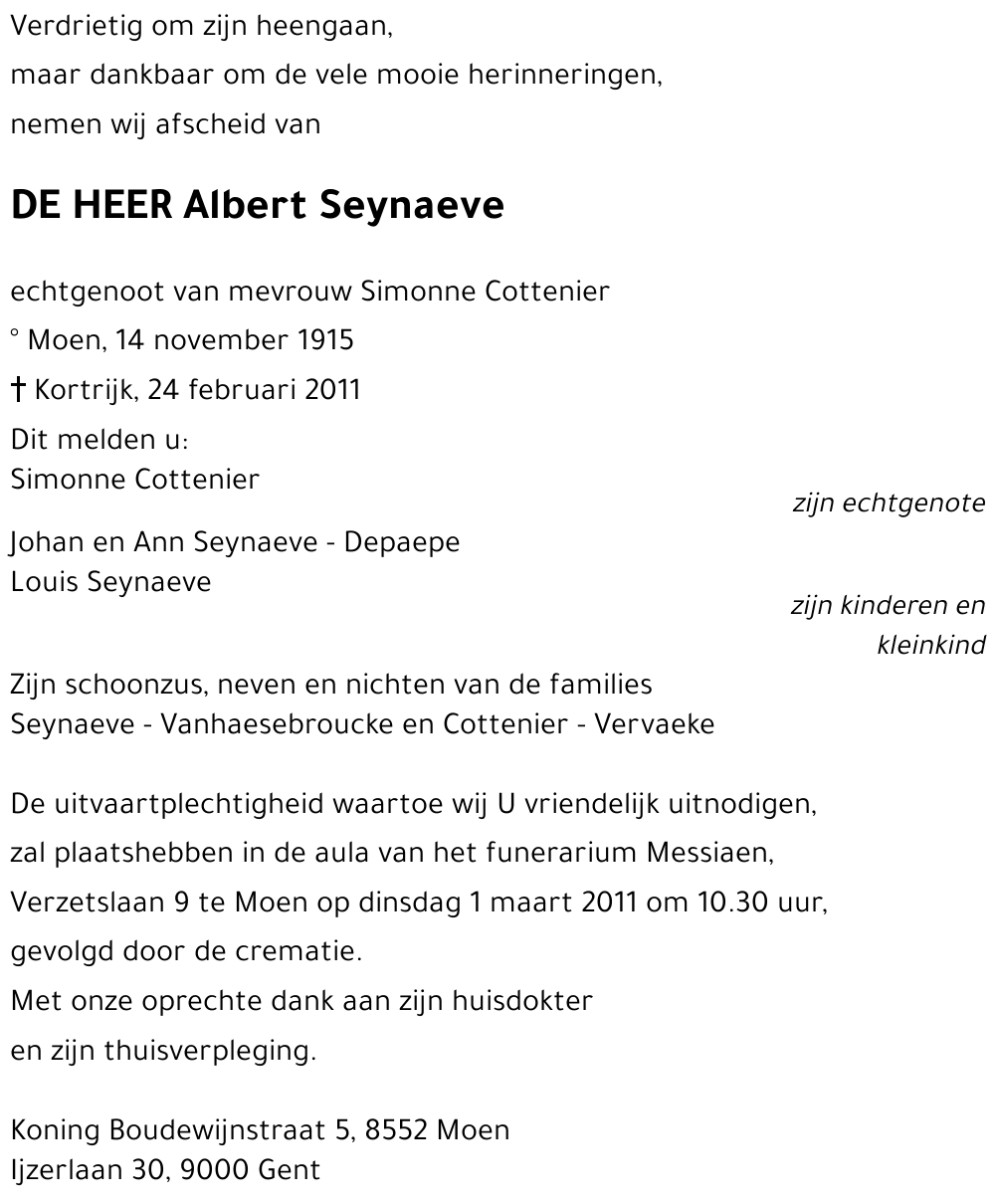 Albert Seynaeve