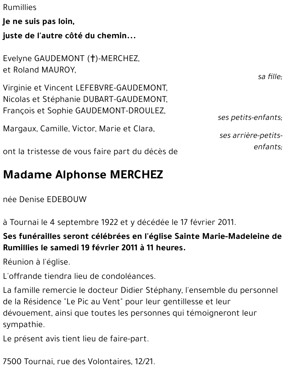 Alphonse MERCHEZ