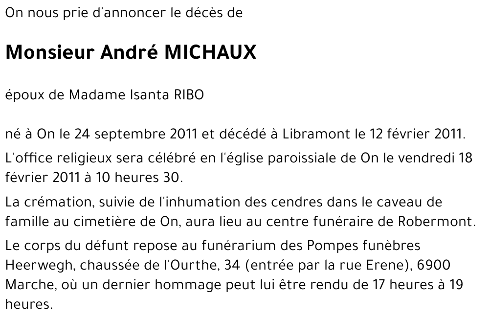 André MICHAUX