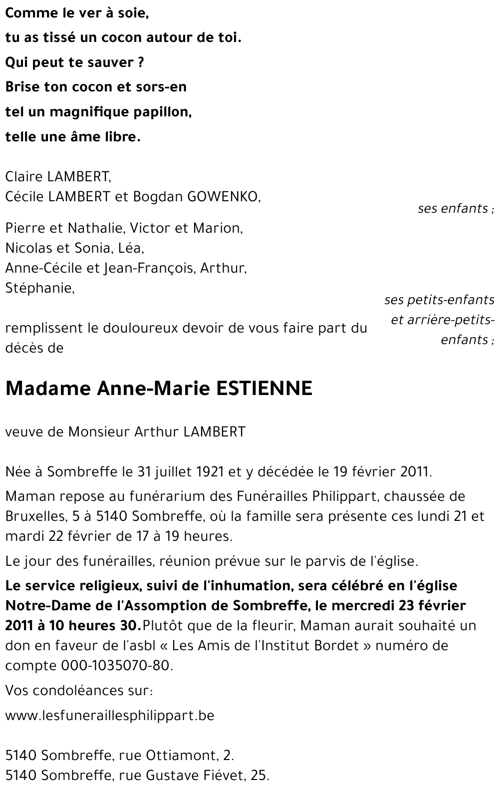 Anne-Marie ESTIENNE