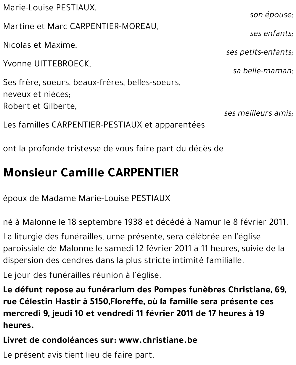 Camille CARPENTIER