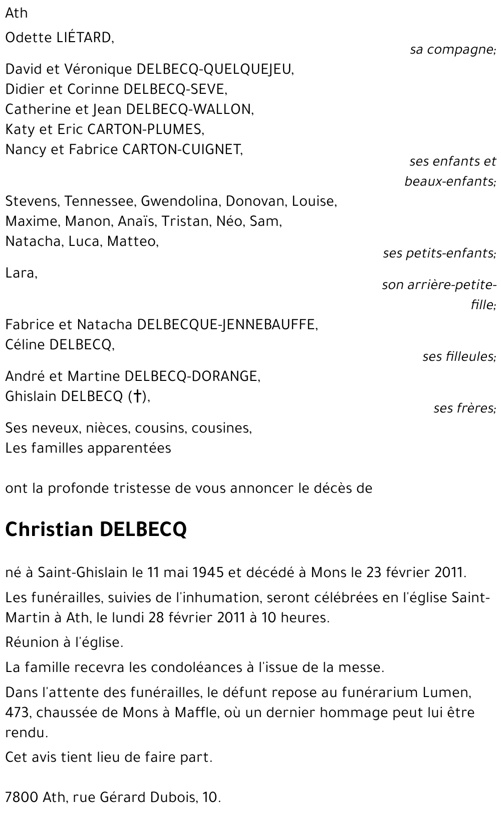 Christian Delbecq