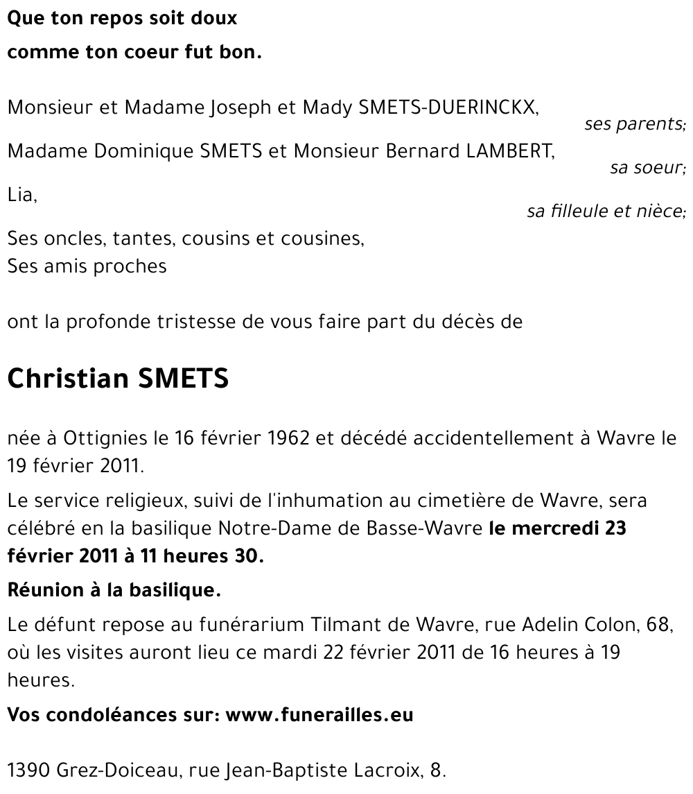 Christian SMETS
