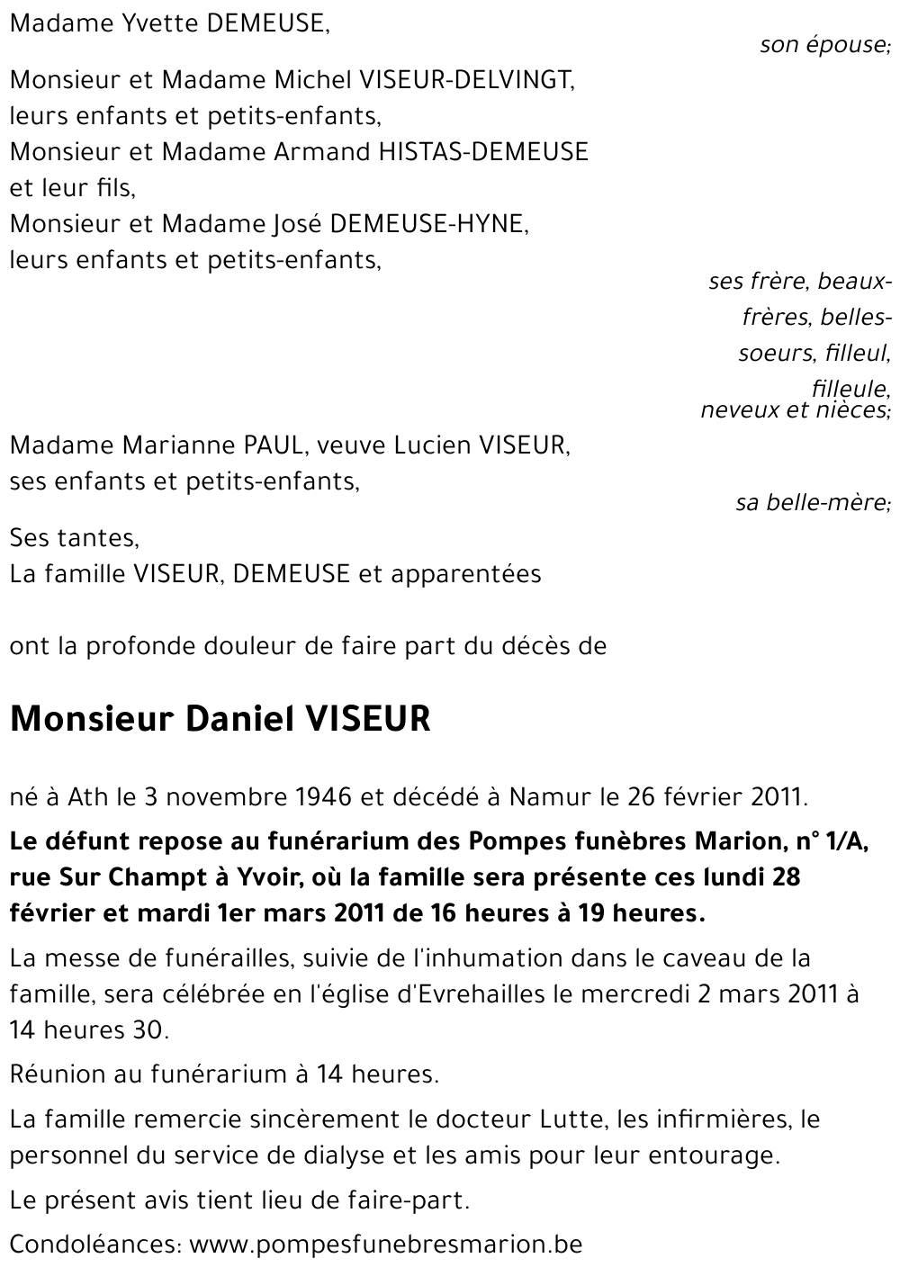 Daniel VISEUR