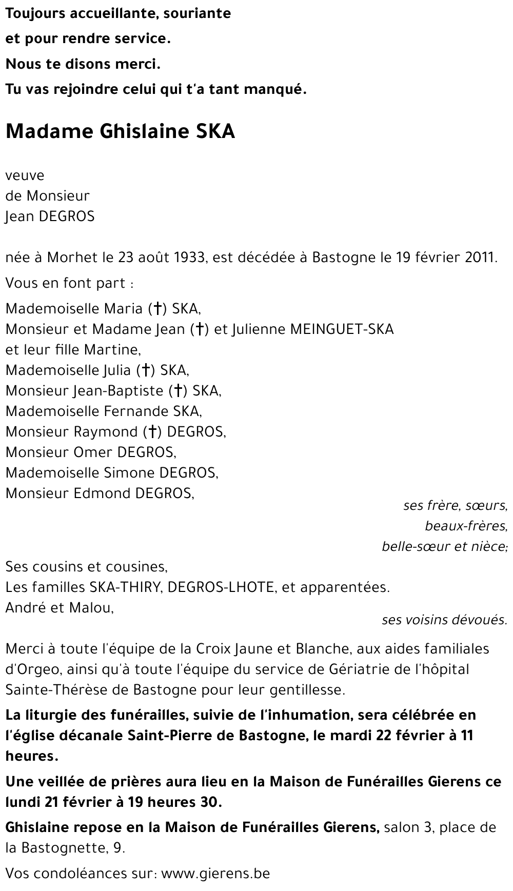 Ghislaine SKA