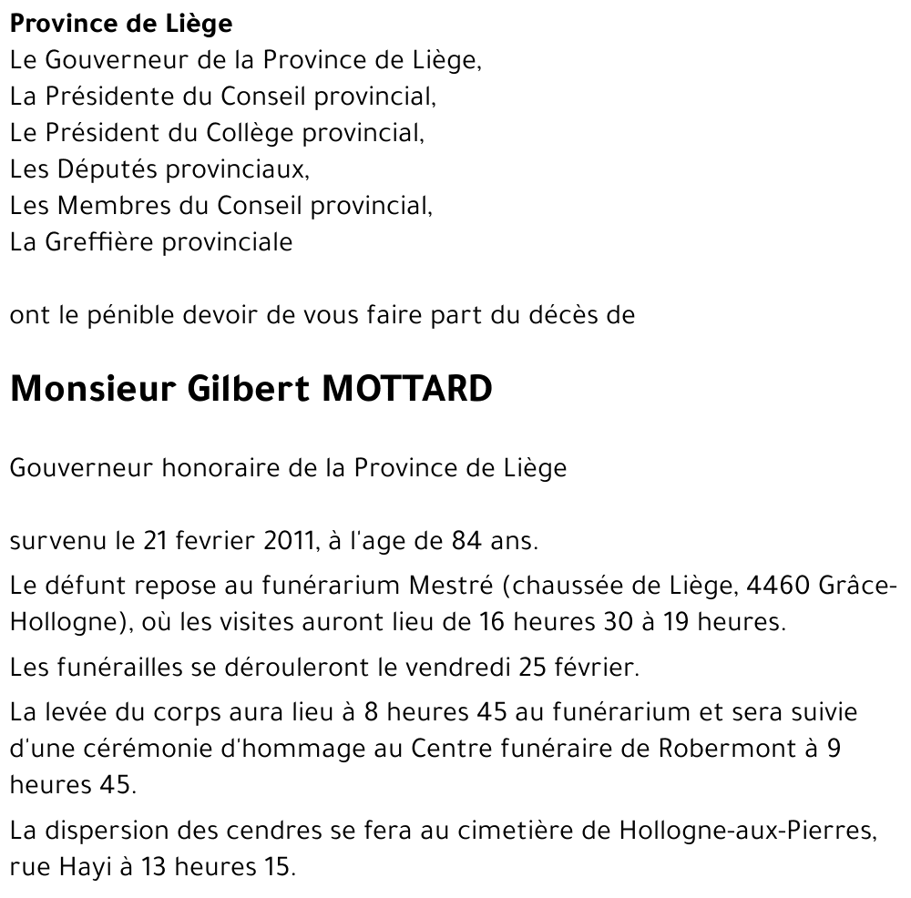 Gilbert MOTTARD