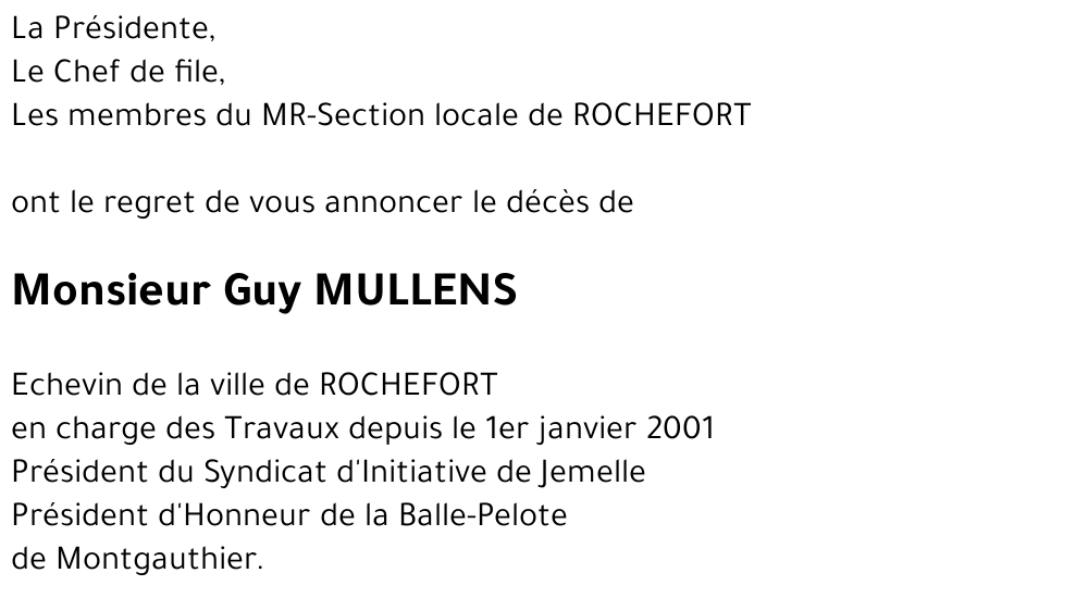 Guy MULLENS