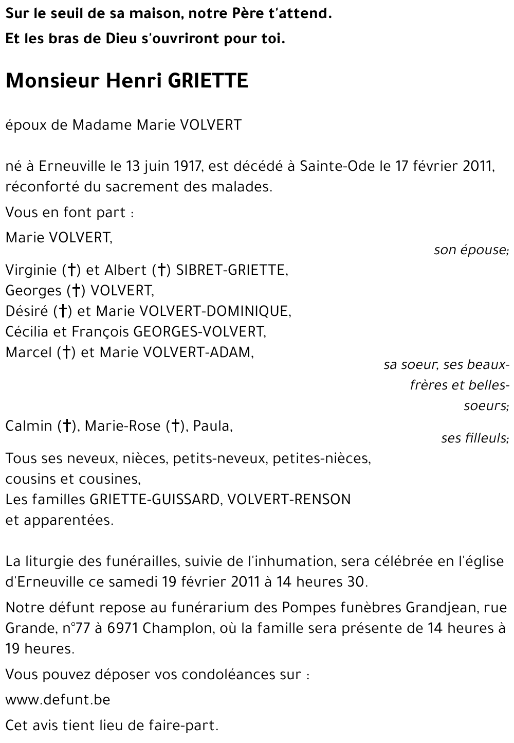 Henri GRIETTE