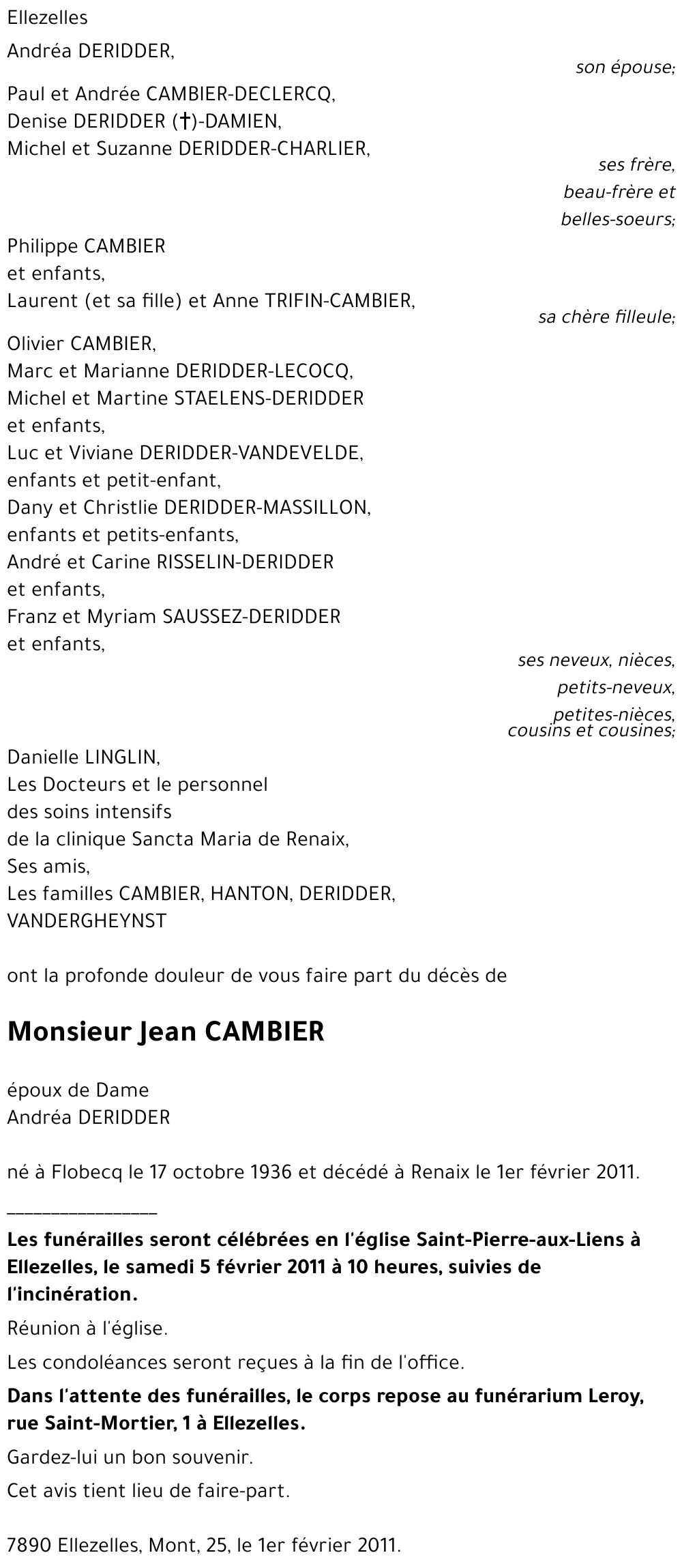 Jean CAMBIER