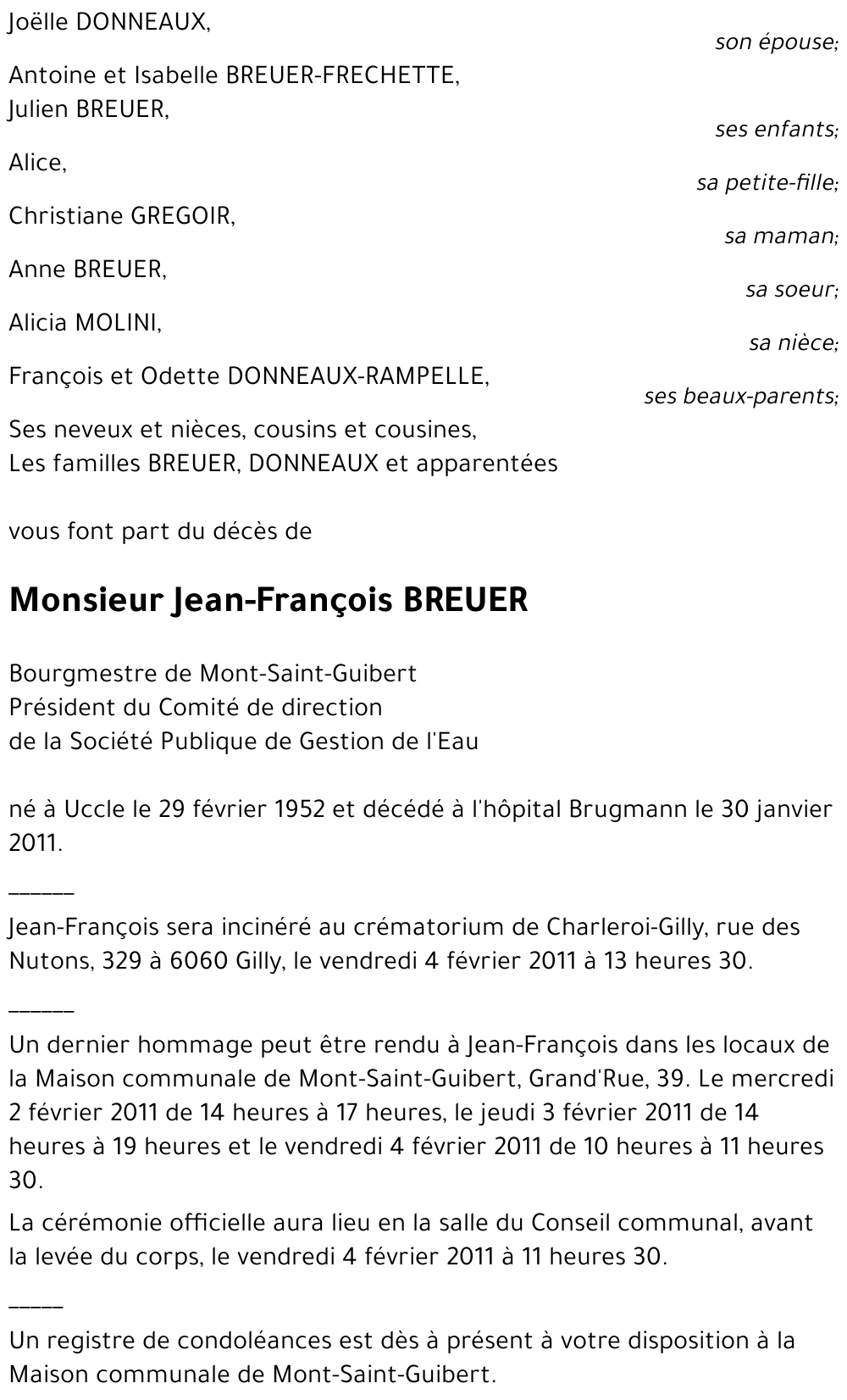 Jean-François BREUER