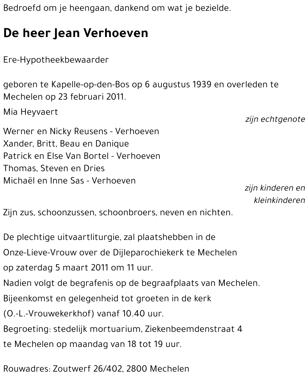 Jean Verhoeven
