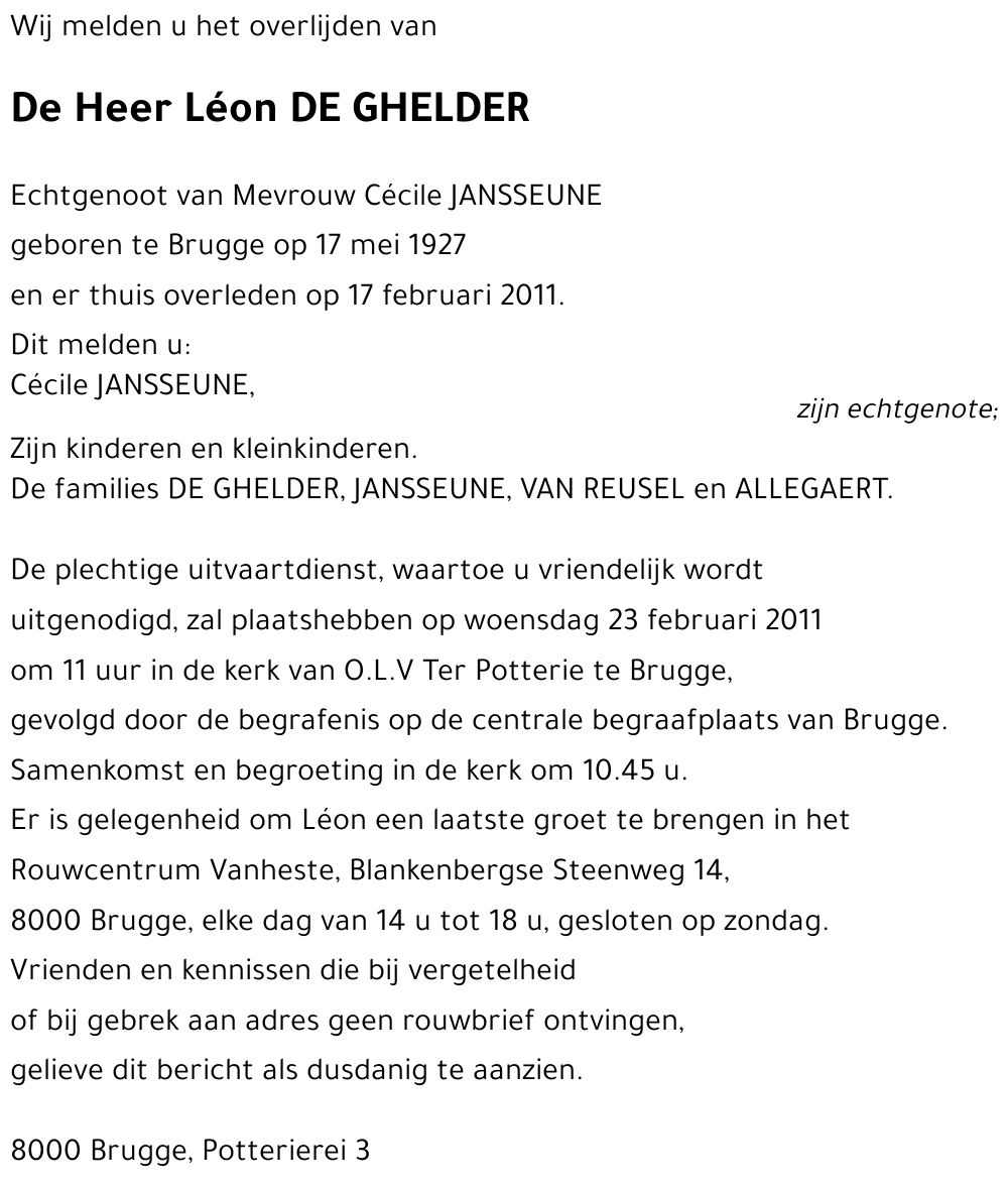 Léon DE GHELDER