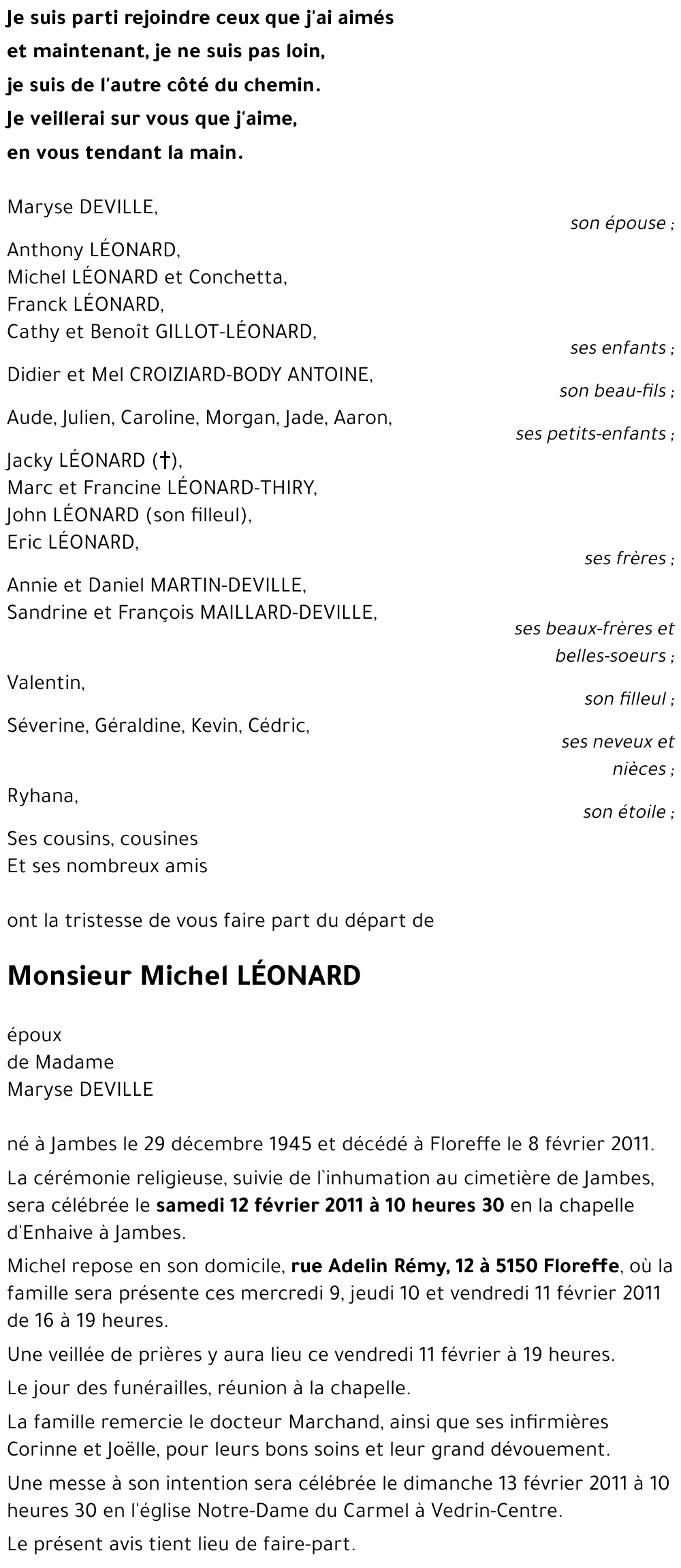 Michel LEONARD