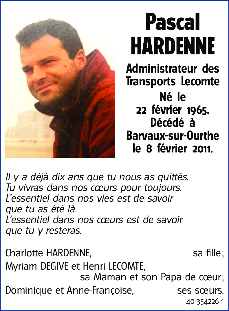 Pascal HARDENNE