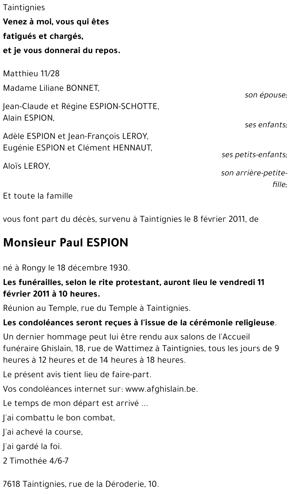 Paul ESPION