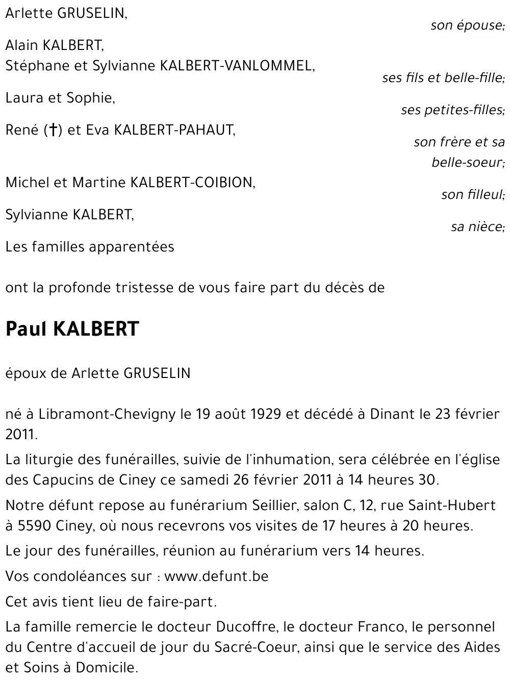 Paul KALBERT