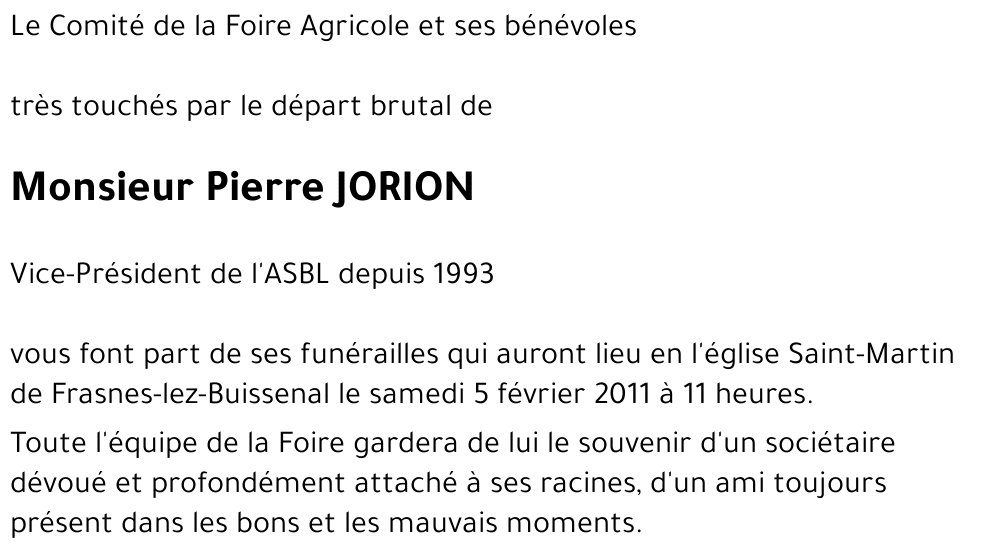 Pierre JORION