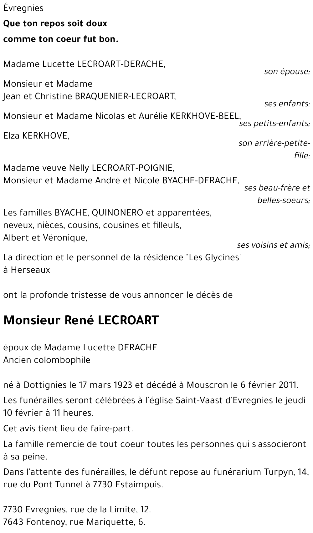 René LECROART