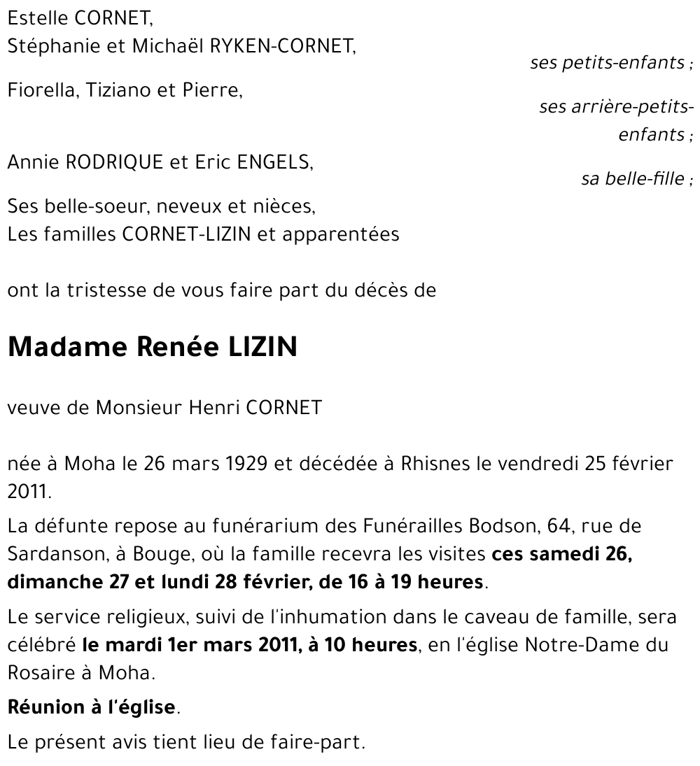 Renée LIZIN