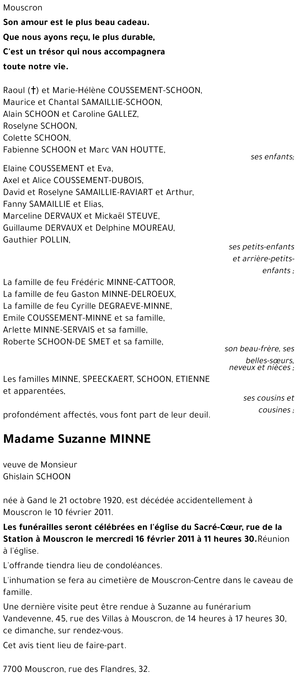 Suzanne MINNE