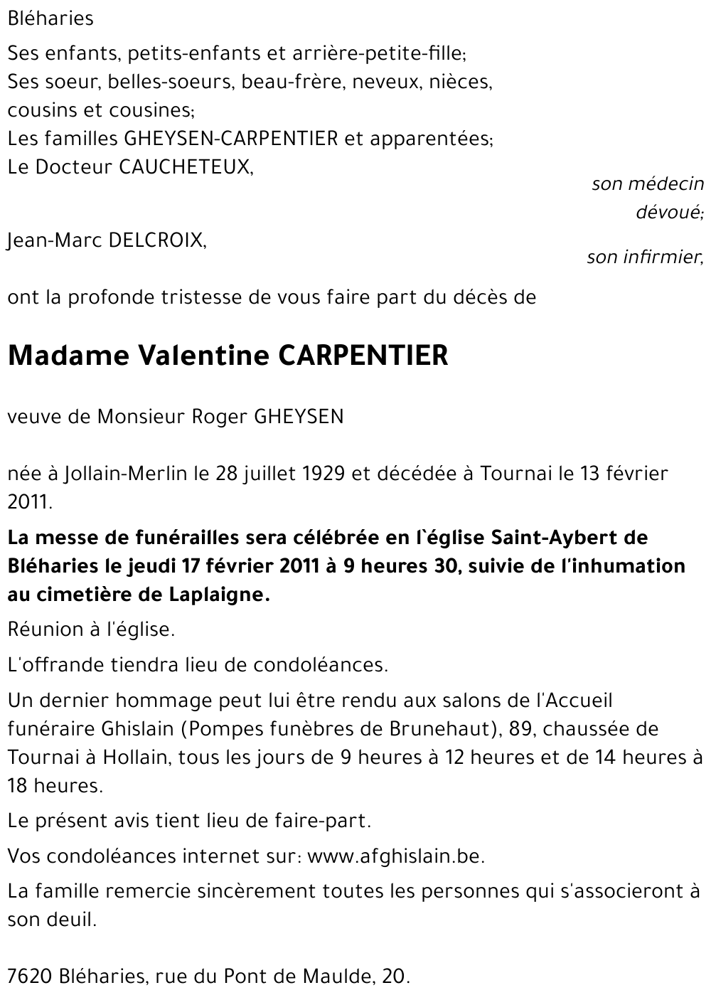 Valentine CARPENTIER