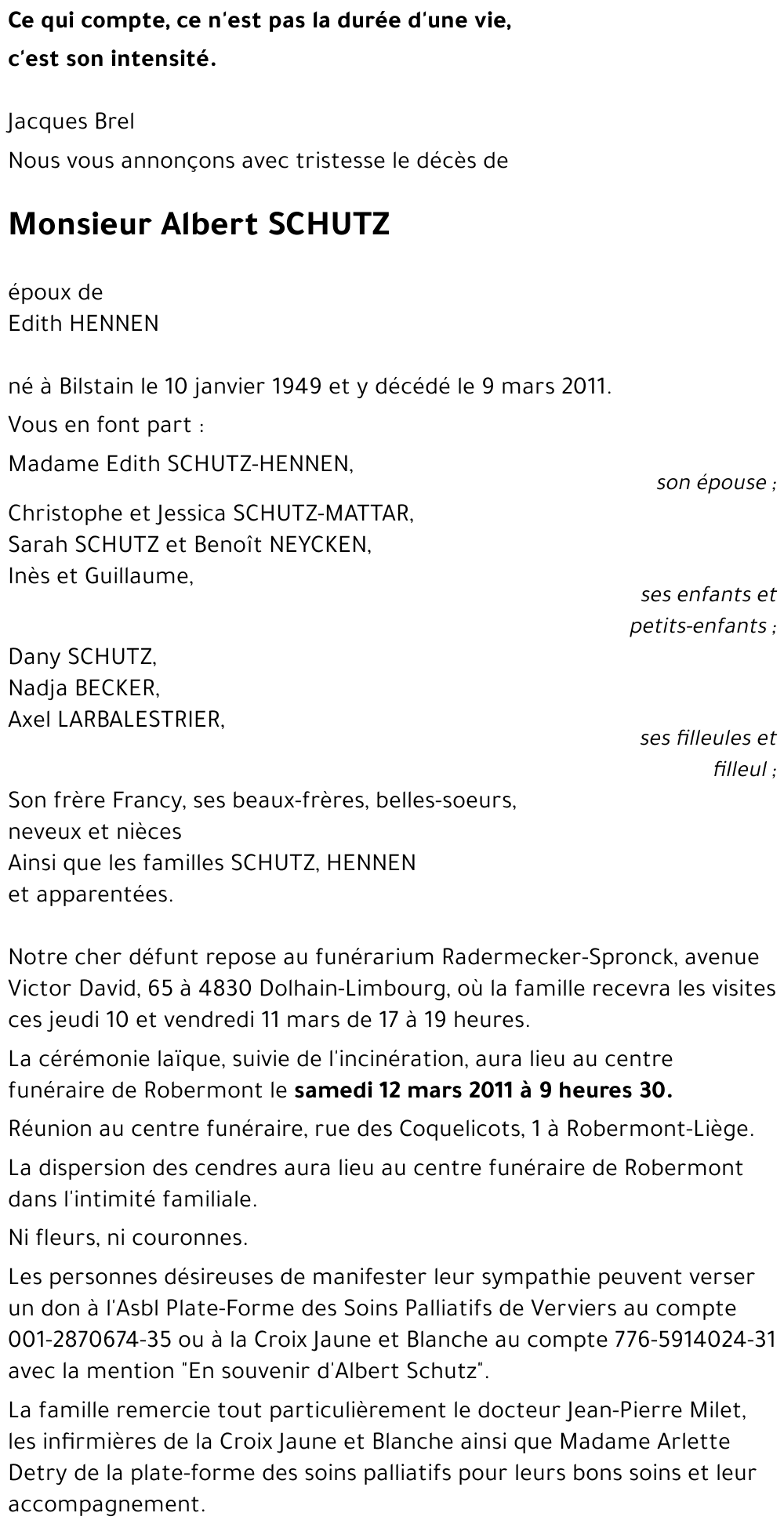 Albert SCHUTZ