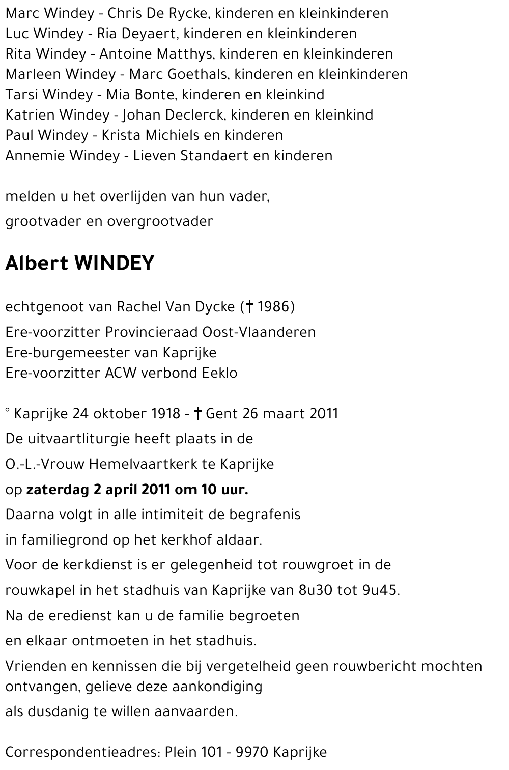 Albert WINDEY